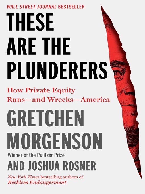 Title details for These Are the Plunderers by Gretchen Morgenson - Wait list